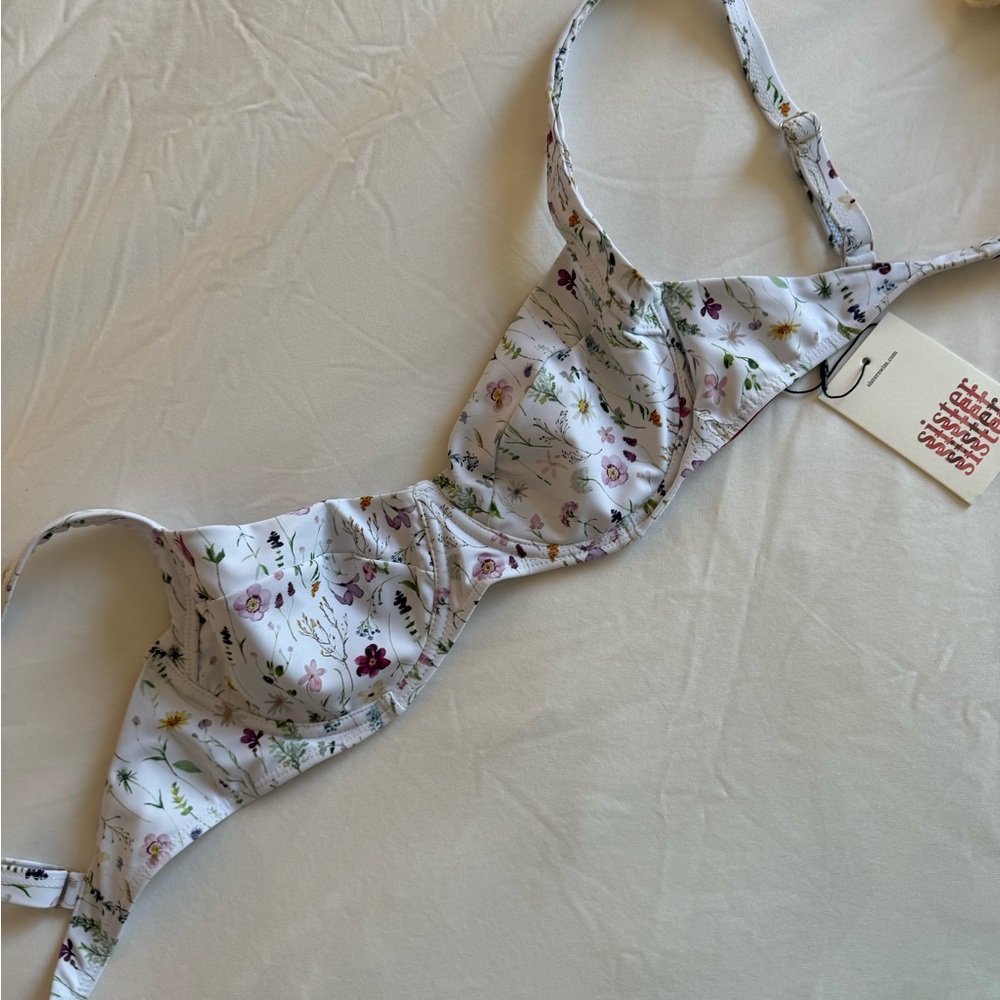 Brand New Sister Swim Bikini Top, Size Medium